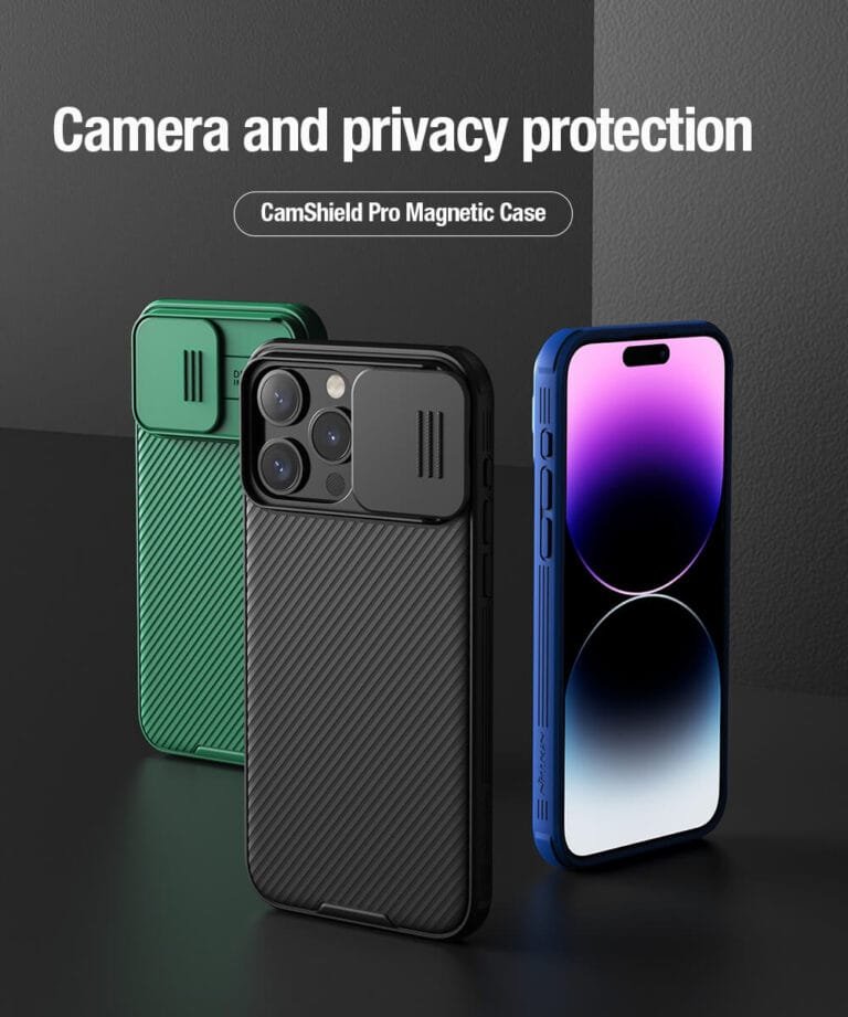 Nillkin Camshield Pro Magnetic Case – iPhone 15 Pro Max Case with Camera Protection thumbnail 3