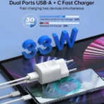 CHOETECH PD 33W GaN Fast Wall Charger  PD5006 - Image 2