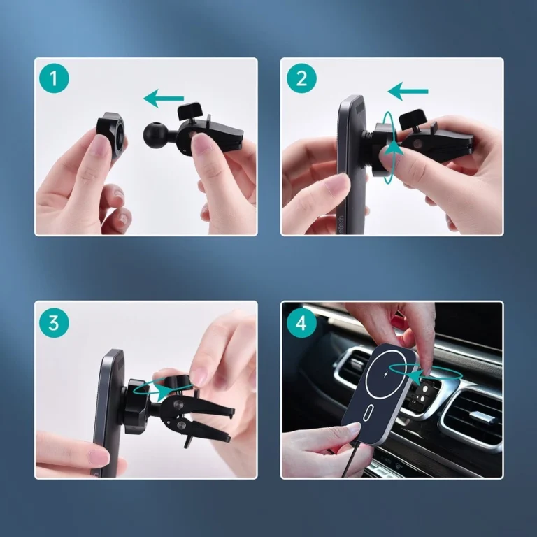 Choetech MagLeap Wireless Car Charger thumbnail 3