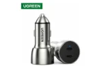 UGREEN Dual USB-C PD Fast Car Charger 50W