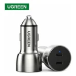 UGREEN Dual USB-C PD Fast Car Charger 50W