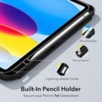 ESR REBOUND Soft-Back Trifold Case with Pencil Holder iPad 10(2022) - Image 6