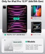 ESR REBOUND Hybrid Case with Detachable Magnetic Trifold Cover iPad Pro 12.9 (6th gen 2022 & 5th gen 2021) - Image 2