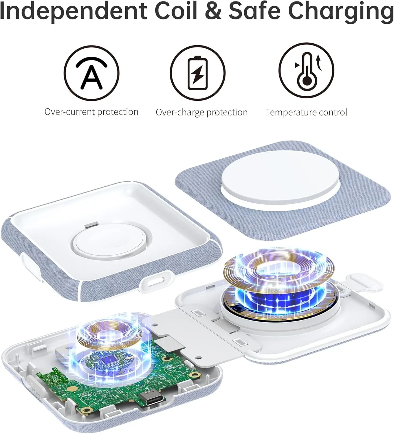 CHOETECH MagSafe Wireless Charger 2in1 - Image 6