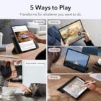 ESR REBOUND Hybrid Case with Detachable Magnetic Trifold Cover iPad Pro 12.9 (6th gen 2022 & 5th gen 2021) - Image 4