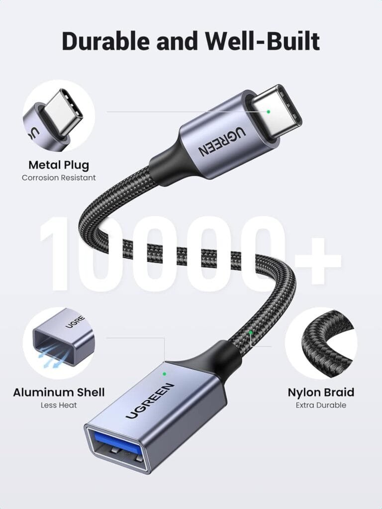 UGREEN USB-C to USB-A OTG Cable Adapter thumbnail 2