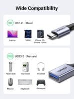 UGREEN USB-C to USB-A OTG Cable Adapter - Image 4