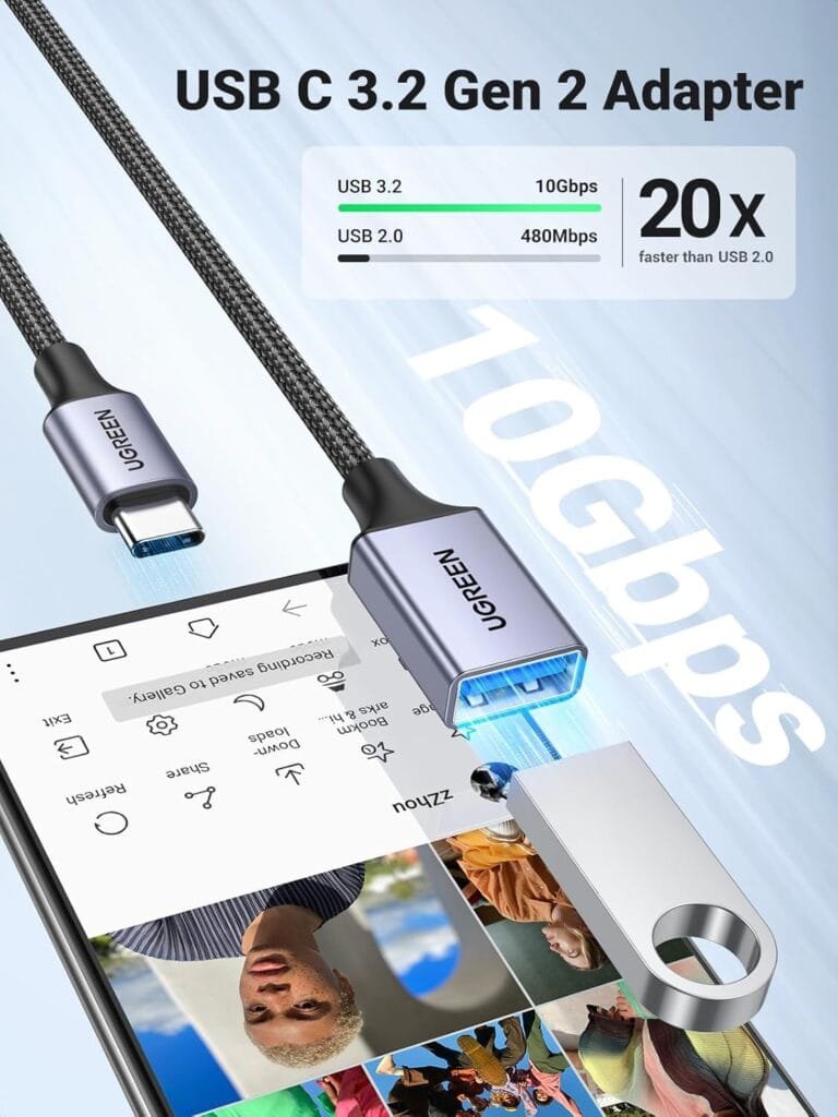 UGREEN USB-C to USB-A OTG Cable Adapter thumbnail 5