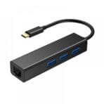 CHOETECH USB-C Hub with Ethernet & USB 3.0 x3