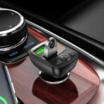 BOROFONE In-Car Audio Wireless FM Transmitter - Image 4