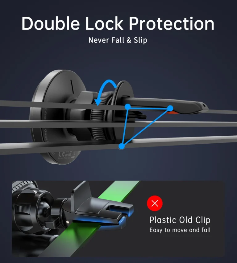 CHOETECH Magnetic Wireless Car Charger thumbnail 6