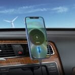 HOCO Magnetic Holder For Car Vent Wireless Charging - Image 4