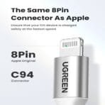 UGREEN USB-C to Lightening PD Fast Charging Cable - Image 4