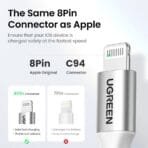 UGREEN USB-C to Lightening PD Fast Charging Cable - Image 8
