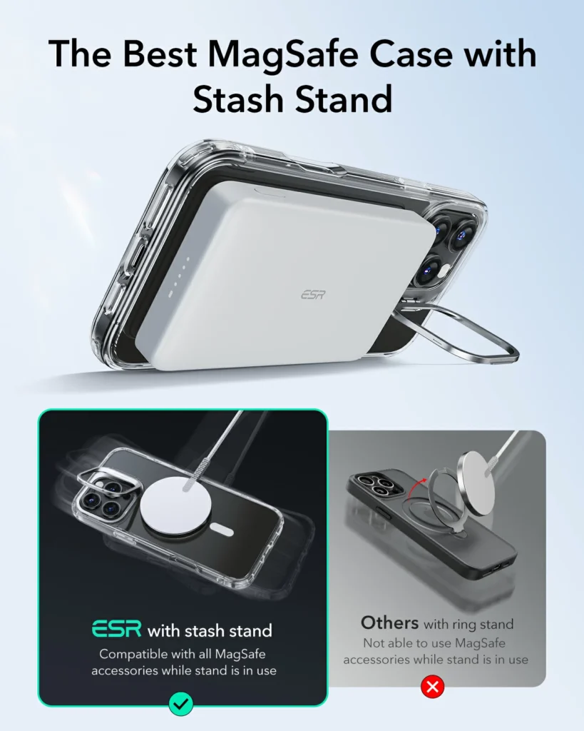 ESR Hybrid Case With Stash Stand thumbnail 3