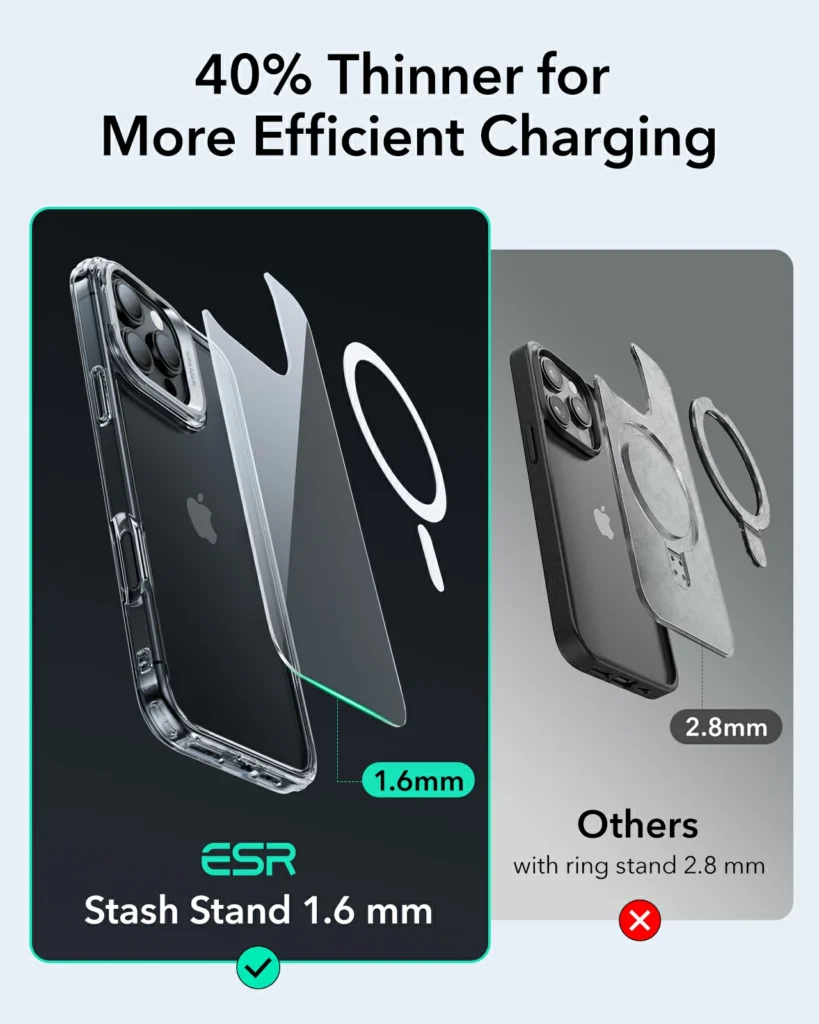 ESR Hybrid Case With Stash Stand thumbnail 5