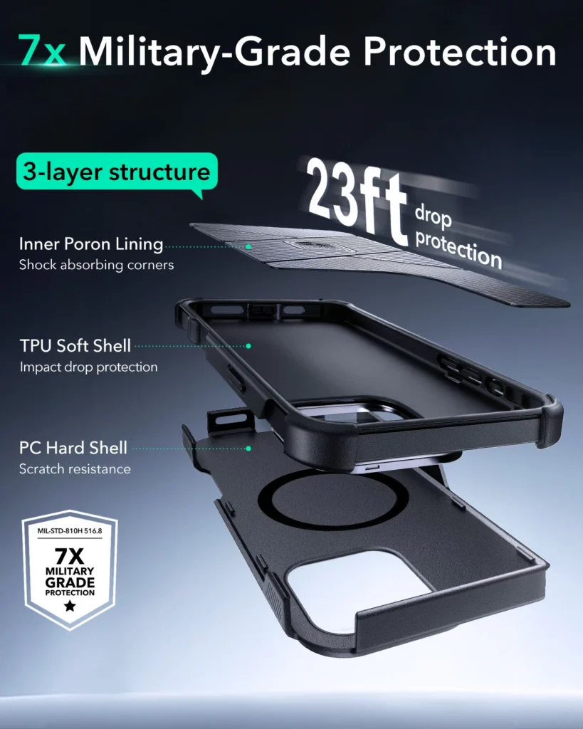 ESR Tough Case With Stash Stand thumbnail 3