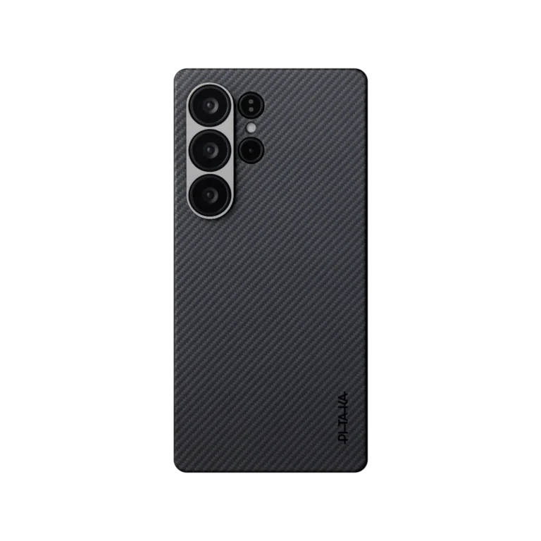 PITAKA Black Tactile Woven Case Samsung S25 Ultra