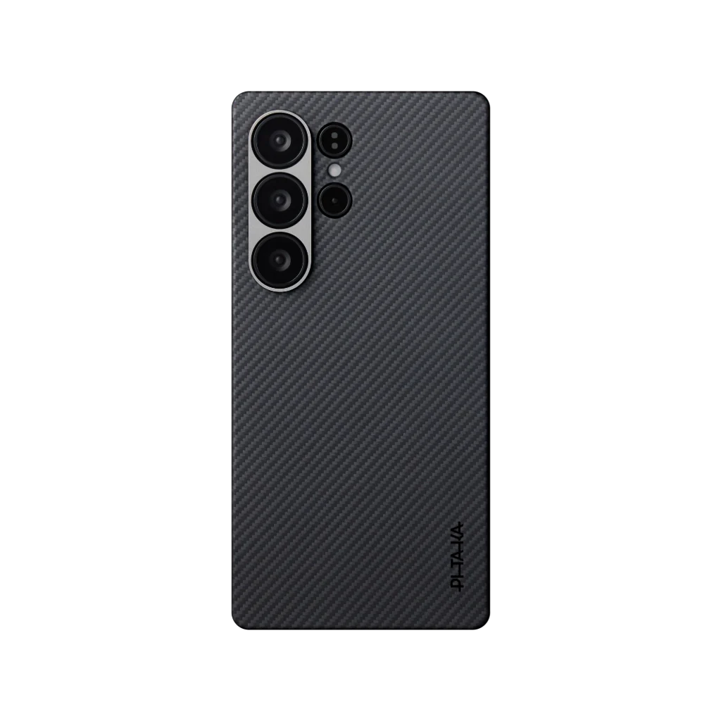 S25u-classic-black-2_1024x1024 PITAKA Black Tactile Woven Case Samsung S25 Ultra - Image 1