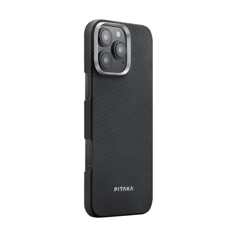 PITAKA Black Tactile Woven Case iPhone 16 Pro