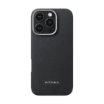 PITAKA Black Tactile Woven Case iPhone 16 Pro - Image 6