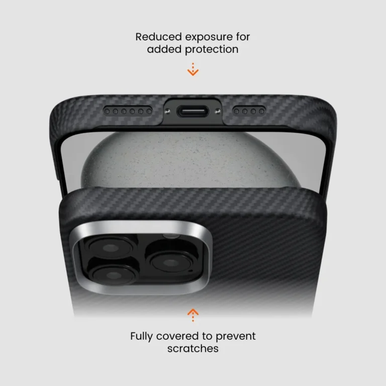 PITAKA Black Tactile Woven Case iPhone 16 Pro thumbnail 5