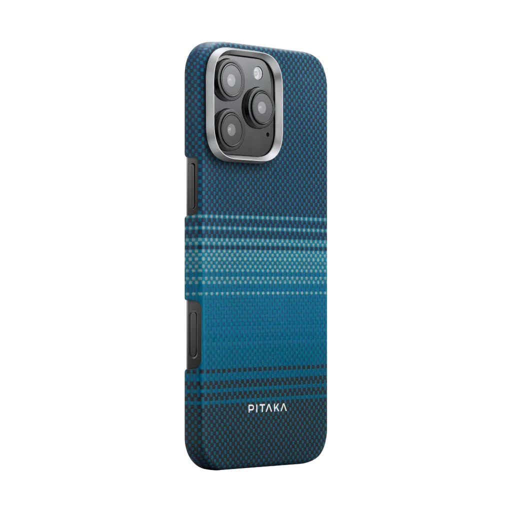 i16-promax-moon-1 PITAKA Moonrise Tactile Woven Case iPhone 16 Pro - Image 1