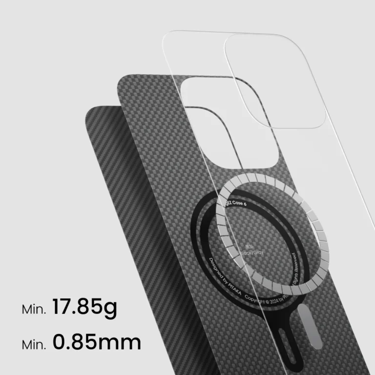 PITAKA Black Tactile Woven Case iPhone 16 Pro thumbnail 2