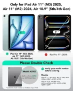 ESR Flip Hybrid Case for iPad Air 11(2025) - Image 8