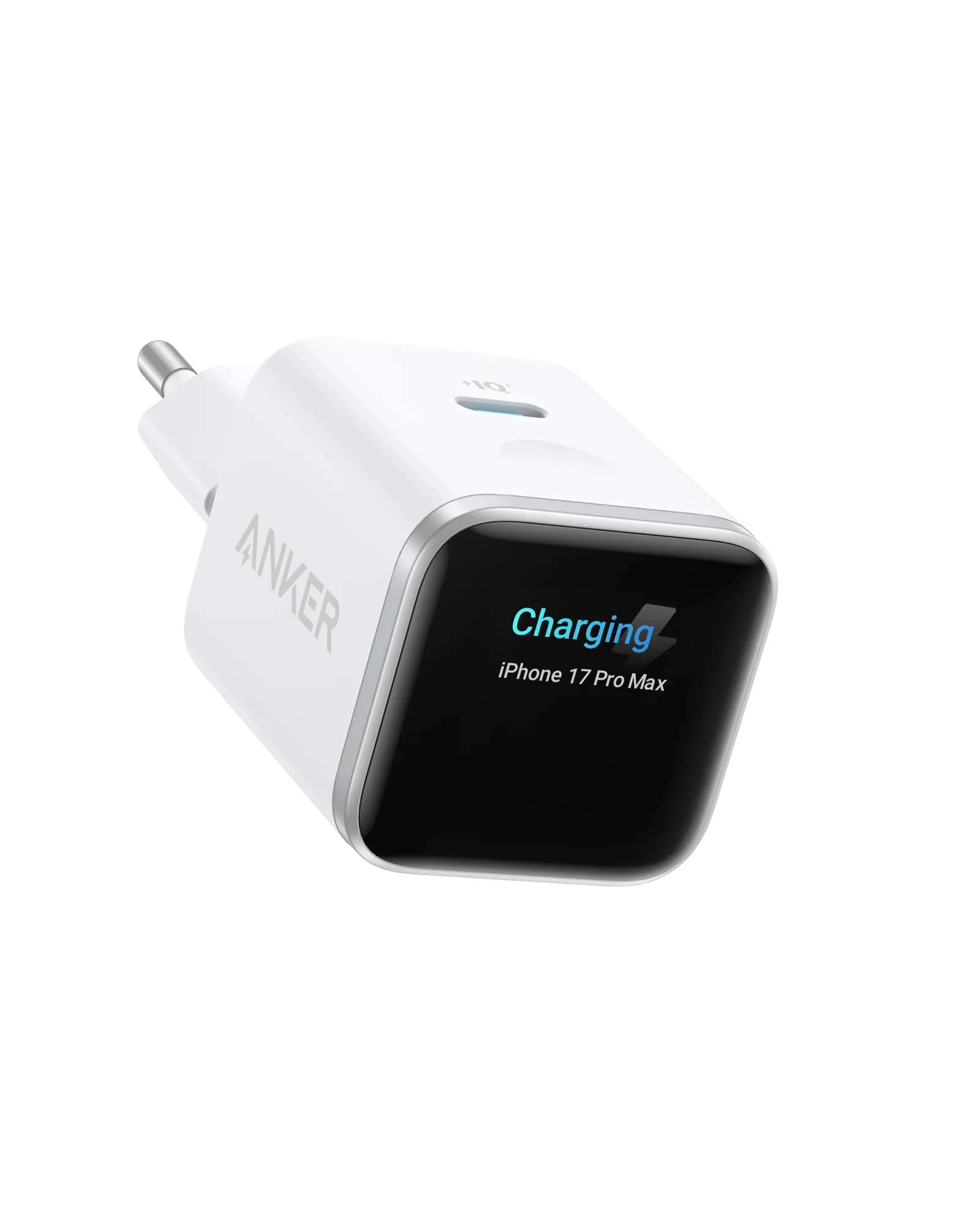 ank1 Anker Nano 45W Smart Display Charger - White - Image 1
