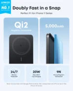 Anker Nano Power Bank (5K, MagGo, Slim) - Image 2