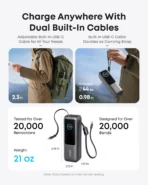 Anker Laptop Power Bank (25K, 165W, Built-In and Retractable Cables) - Image 3