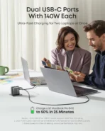 Anker Charger (140W, 4-Port, PD 3.1) with USB-C Cable - Image 4
