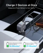 Anker Nano 75W Car Charger and Anker 140W 2-in-1 USB-C to USB-C Cable - Image 3