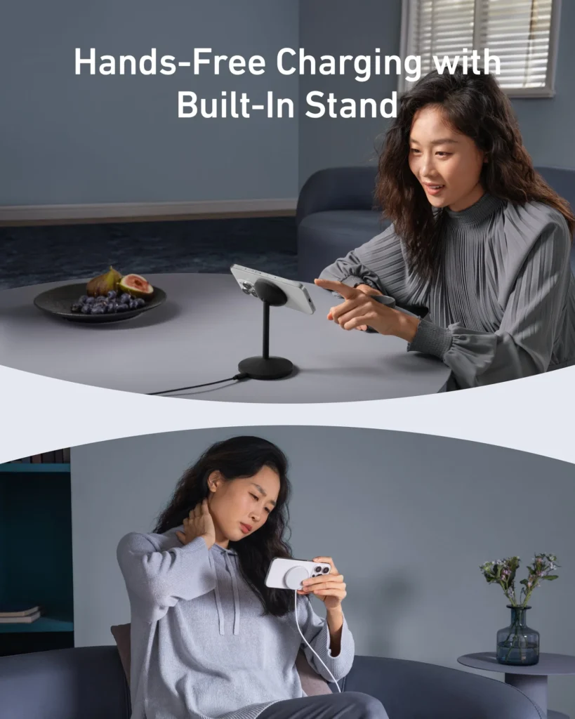 Anker MagGo Wireless Charger (Stand) thumbnail 5