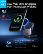 Anker Prime Wireless Charging Station (3-in-1, MagGo, AirCool, Foldable) - Image 7
