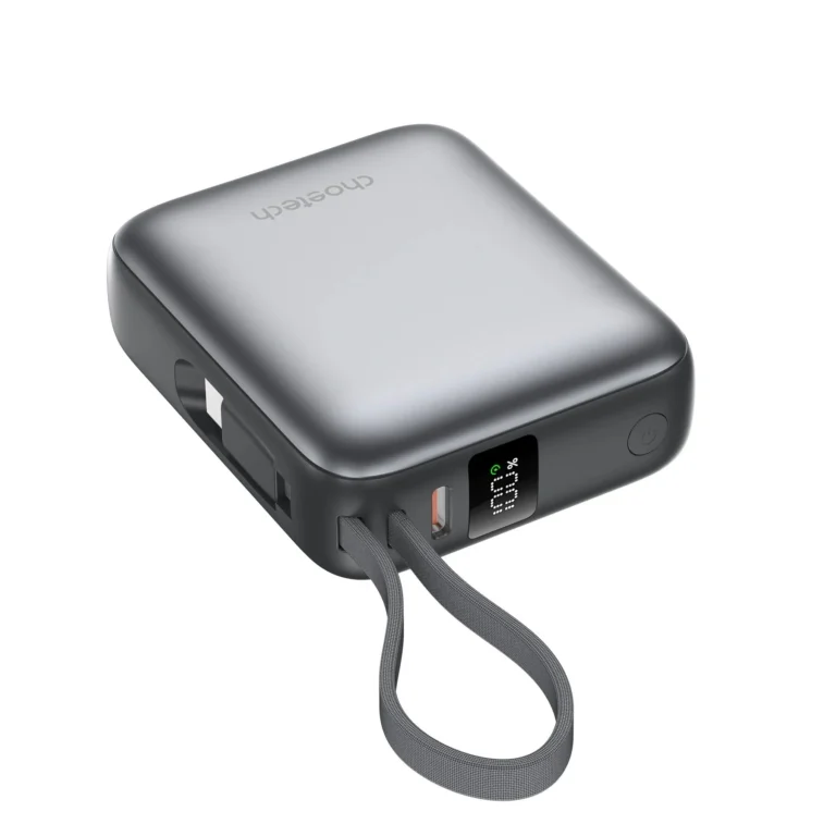 Choetech PowerLeap 10000mAh 35W Built-in USB-C Cable Mini Power Bank