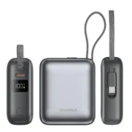 Choetech PowerLeap 10000mAh 35W Built-in USB-C Cable Mini Power Bank - Image 2