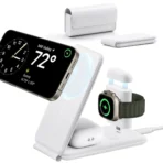 HaloLock™ 3-in-1 Travel Wireless Charging Set - White