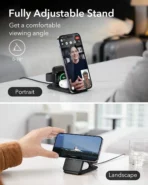 HaloLock™ 3-in-1 Travel Wireless Charging Set - White - Image 7