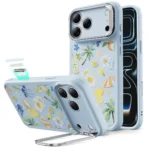 iPhone 17 Pro Max Classic Hybrid Magnetic Case (Camera Control, Stash Stand) - Tropical Paradise