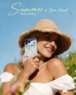 iPhone 17 Pro Max Classic Hybrid Magnetic Case (Camera Control, Stash Stand) - Tropical Paradise - Image 2